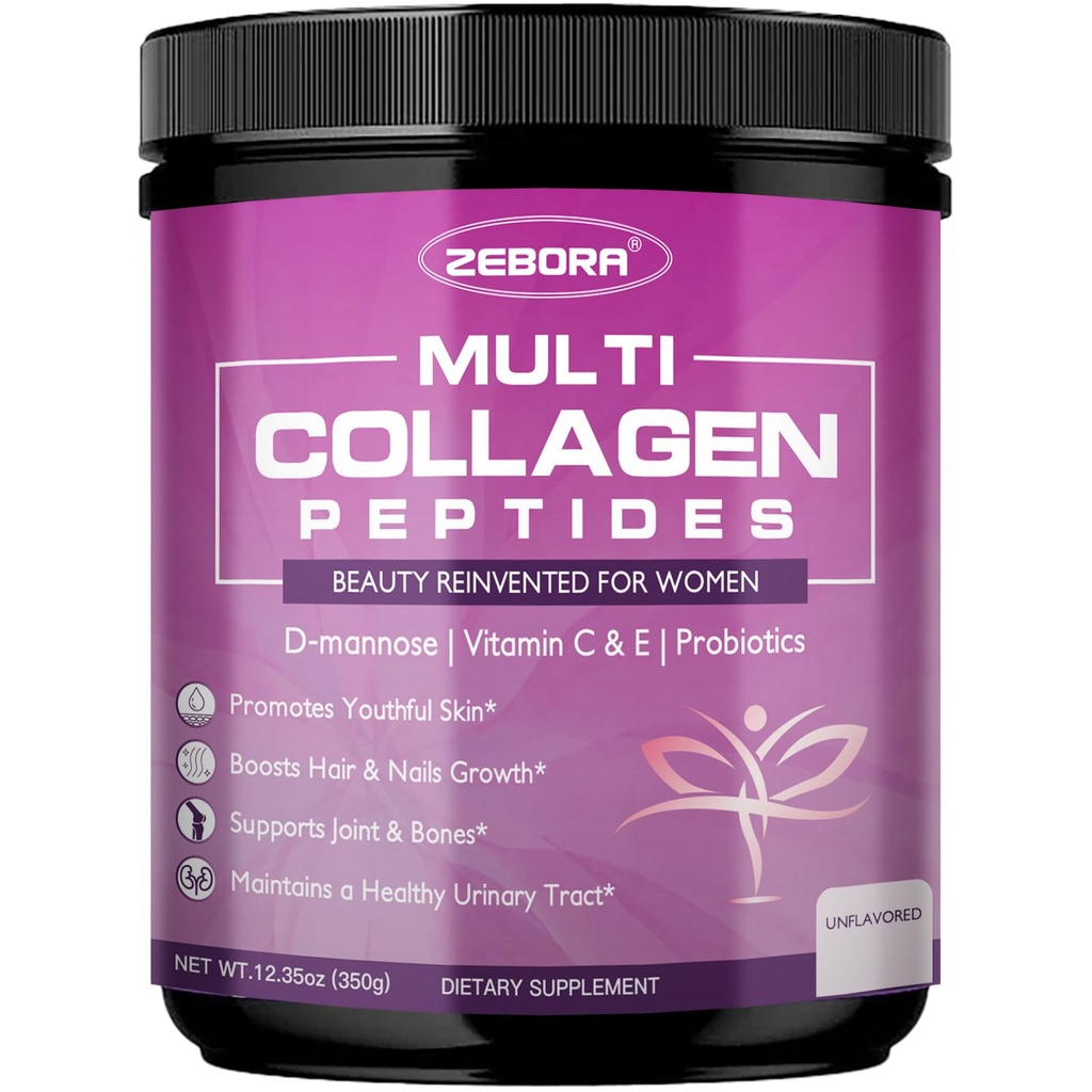ZEBORA Multi Collageen Peptides Powder for Women 