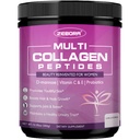 ZEBORA poudre de Peptides Multi Collagène pour femmes – Peptides de Collagène hydrolysés avec D-Mannose et probiotiques pour femmes – soutient la peau, les cheveux, les ongles, et la santé urinaire, non aromatisé, 35 portions