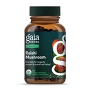Gaia Herbs Reishi Mushroom - Aide à maintenir un système immunitaire sain et soutient la santé cardiaque - Supplément à base de plantes adaptogènes pour le soutien de la longévité - 40 phytocapsules liquides végétaliens (40 jours)