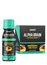 ONNIT Alpha Hersen Focus Shot, Tropische Smaak, Nootrope Dieet Supplement Drink die ondersteuning biedt voor energie, focus, en goed, IgenTM Non-GMO Tested, 2.5 f oz, 6 Tellen