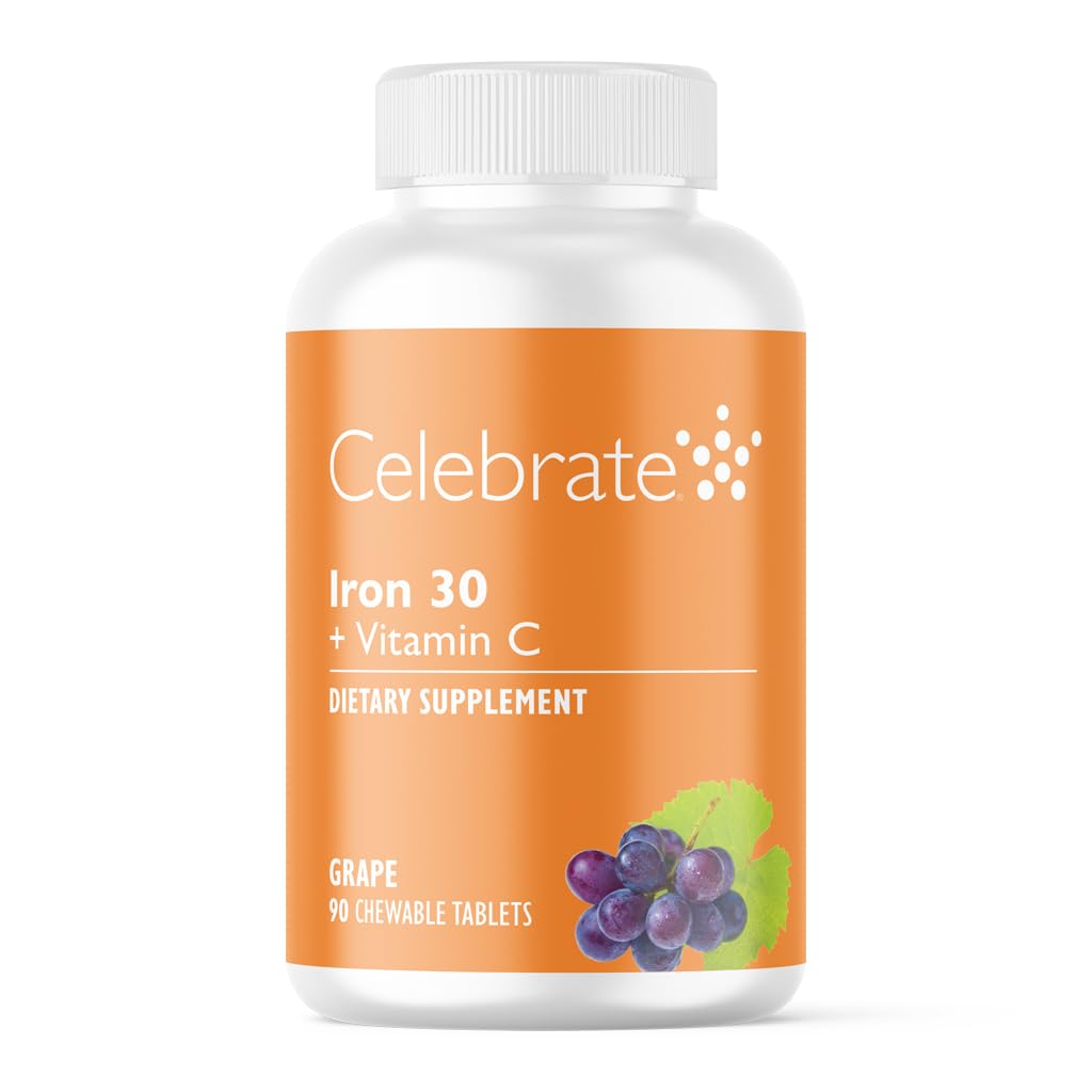 Vier vitamines ijzersupplement met vitamine C - 30mg ijzer, 60mg vitamine C, bariatrische vitamines voor WLS-patiënten, verticale sleeve & Gastric Bypass Chirurgie 