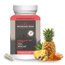 Mountain Peak Nutritionals Cell Rescue - Supplément de soutien immunitaire antioxydant avec curcuma, racine gingembre et bromelain - Soutiens la santé intestinale et le corps entier (90 capsules)