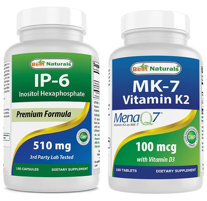 Best Naturals IP-6 510 mg & vitamine K2 (MK7) met D3