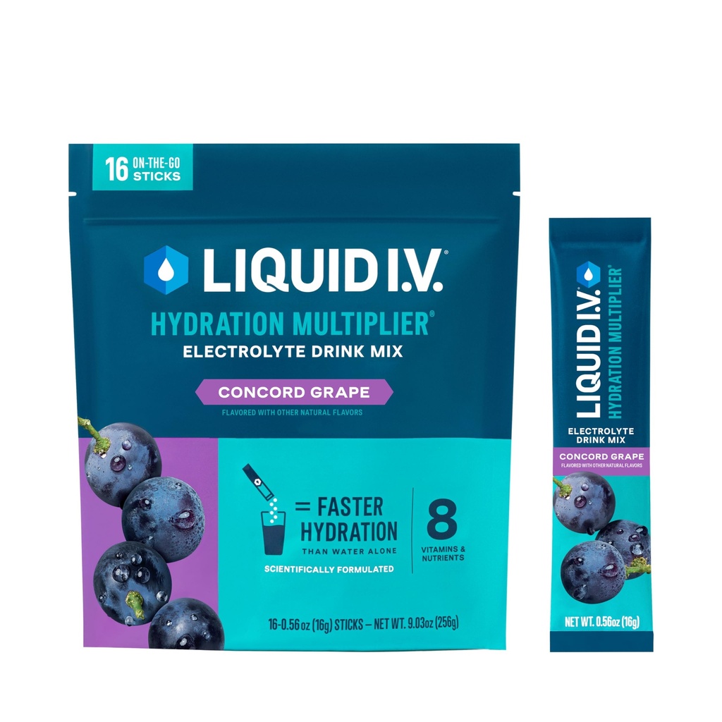 Multiplicateur d'hydratation I.V.® liquide - Concord Grape