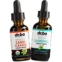 Candi Cleanse & Chlorofyl Liquid Drops - Biologische Oregano Oliedruppels & Liquid Chlorofyl Odor Reiniging Ondersteuning - Natuurlijke Orale Gut Cleanser Detox, Interne Deodorant, Body Deodorizing Supplement