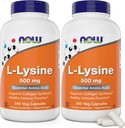 Nu L-Lysine 500 mg, 360 Vegetarische Capsules (verpakking van 2)