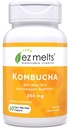 EZ Melts Oplosbare suikervrije Kombucha tabletten met SCOBY & Apple Cider Vinegar, Gut Health Supplements for Men & Women, Ginger Limonade Flavor, 2-maand levering - 1 Pack