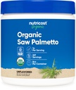 Nutricost Biologische Zag Palmetto Poeder 8oz - Gecertificeerd USDA Biologische Zag Palmetto, Glutenvrij
