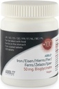 50mg. Ijzerbizazolinaat (100 eenheden) ABBLO is zacht op de maag & kan worden genomen met voedsel.