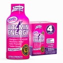 Vitamine Energie Mood+ Extra sterkte Energie Shot Tropical Berry 4 Pack, 260mg Natural Cafeine, B-Vitamins, Rhodiola, kamille, Mood & Energy Support, Zero Sugar, Gluten-Free, Vegan, 1,93 fl oz