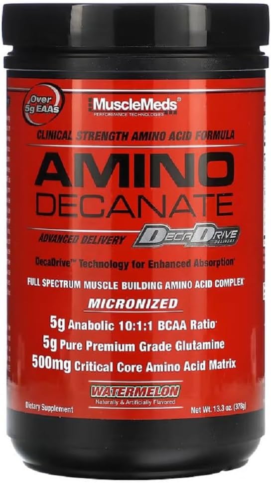 Muscle Meds Amino Decanate, Watermeloen, 13,3 Oz