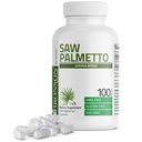Bronson Saw Palmetto Extra Strength soutient la fonction de la prostate et le soutien de la santé urinaire - non OGM, 100 capsules végétariennes