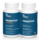 Dr. Tobias Probiotica 30 Miljard & Prebiotica ondersteunen spijsvertering & Gut Health