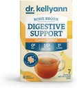 Dr. Kellyann Bone Broth + Digestieve ondersteuning Collageen Poeder Pakjes (7 porties, 1 doos), 16g Proteïne/Serving, 100% Grass-Fed Gehydrolyseerde Collageen Poeder, Keto & Paleo Friendly - Cumin Wortel