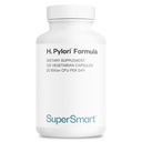 Supersmart H. Pylori Formule 20 Million CFU par jour - Probiotic Lactobacillus Reuteri DSM 17648 Supplément: Sans OGM et sans gluten - 120 Capsules végétariennes