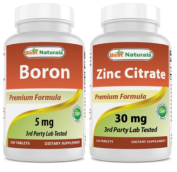 Boron 5 mg & Zink citraat 30 mg