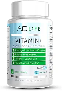 Project AD Vitamin+ Multimineral Multivitamin Supplement Complete Antioxidant, Energy & Immune Support. (60 Servings)