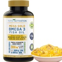 Omega 3 Fish Oil supplement 2000mg met EPA DHA & Vitamine E 