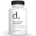Glucosamine avec supplément mixte Chondroïtine & MSM - Supplément de soutien conjoint pour hommes et femmes Mobilité et flexibilité - 180 capsules, complexe de glucosamine Youthflex, fabriqué aux États-Unis