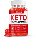 Gummies de vinaigre de cidre de pomme sans gluten et sans gélatine avec B12 pour le support de kéto, végétarien, saveur unique, supplément en bouteille pratique pour les hommes et les femmes