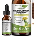 Totaria 16-in-1 Liposomale Rhodiola Rosea Tinctuur, Ultra Strength Rhodiola Supplement w/Ashwagandha, Saffron, Magnesium, SAM-e, Rhodiola Rosea Extract Liquid Drops for Natural Relaxation, Mood, Energy