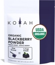 KOYAH - Organic BlackBerry Powder: 30 Serves (1 scoop = 1/4 kop vers): Freeze-Dried, Whole-Berry Powder, Raw