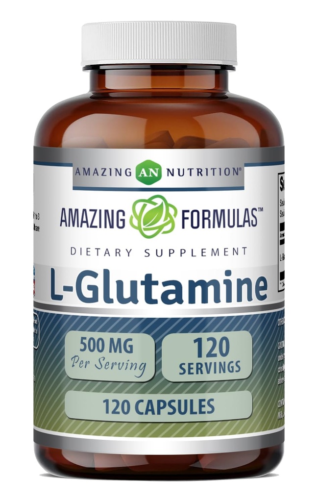 Verbazingwekkende Formules L-Glutamine Amino Acid Supplement 