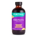 Verder voedsel Vlierbessen Siroop voor Immune Support, Sambucus Vlierbessen Supplement, dagelijkse kruiden immuunsysteem ondersteuning voor kinderen en volwassenen, Glutenvrij (8 Fl oz van Vlierbessen verzachtende siroop)