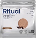 Rituele 18+ Vegan Proteïne Poeder met BCAA: 20g Biologische Pea Proteïne van regeneratieve boerderijen in de VS, Glutenvrij, Plant Based, Suikervrij, Zuivelvrij, Handgemaakte Vanille, 1Lbs