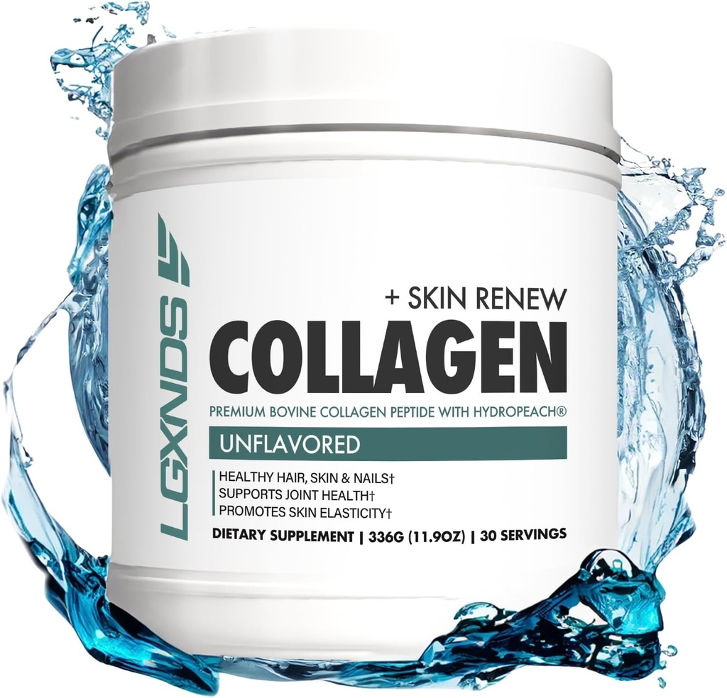 Collageen Poeder, Gehydrolyseerde Collageen Peptiden, Grass-Fed, Non-GMO, Unflavored, 20g proteïne per portie, Ondersteunt huid, haar, nagels, gewrichten & Gut Health, Keto & Paleo-Friendly, 30 porties