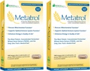American BioSciences Metatrol 2-Box Bundle, Mitochondrial Rescue & Daily Immuun System Support Gefermenteerd Tarwekiemextract - Super Concentraat, 60 Capsules per doos, 41mg FWGE-SC per portie