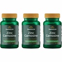 Swanson Zink Carnosine (PepZin GI) - Natural Supplement Promoting Gastric Health & Digestieve Ondersteuning - Ondersteunt Microbial Balance in The Matoom - (60 Capsules) (3 Pack)