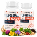 2000MG NAD+ Supplement voor vrouwen, NMN alternatief met Ashwagandha, Berberine HCL, Ginkgo Biloba & Black Cohosh, Vrouwelijke Liposomale NAD+ - voor Menopauze, Focus, Energie & Metabolisme, 180 capsules