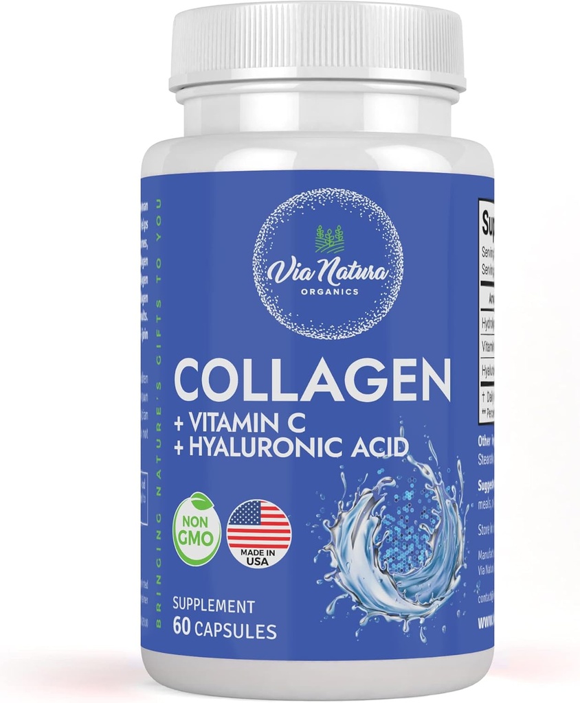 Collageen + Vitamine C + Hyaluronzuur 