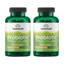 Swanson Probiotic - Supplément de santé digestive avec 1 milliard d'UFC par gélule - Formule naturelle appuyant la régularité du Bowel et le bien-être quotidien - (120 capsules) (2 boîtes)