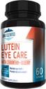 Nieuw verbeterde Super Strength Eye Care Formula - Hoogste Farmaceutische Grade Luteïne, Zeaxanthine, Blauwe bosbes - Grootste biologische beschikbaarheid Rijk Antioxidanten - Werkt synergetisch voor optimale resultaten