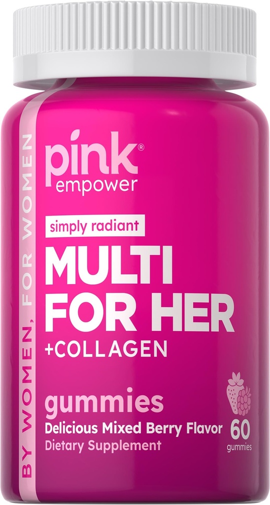 Gommies multivitamines PINK pour les femmes