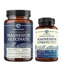 Magnesium Glycinate 400 mg (120ct) & Magnesium citraat 500 MG (60ct)