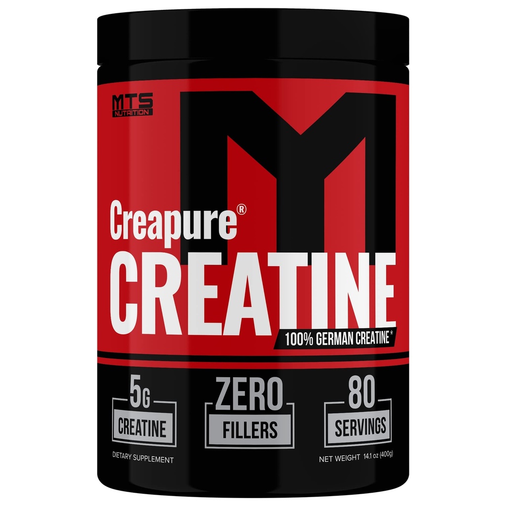 MTS Nutrition Creapure Creatine Powder - Spiergroei & Recovery Supplement - 80 Servings Unflavored