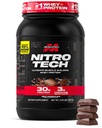Muscletech Whey Protéine poudre (chocolat de lait, 2 livres) - Nitro-Tech Ultimate Muscle Building Formula with Whey Protein Isolate - 30g de protéines, 3g de créatine et 6.8g de BCAA - Emballage Mai Varier