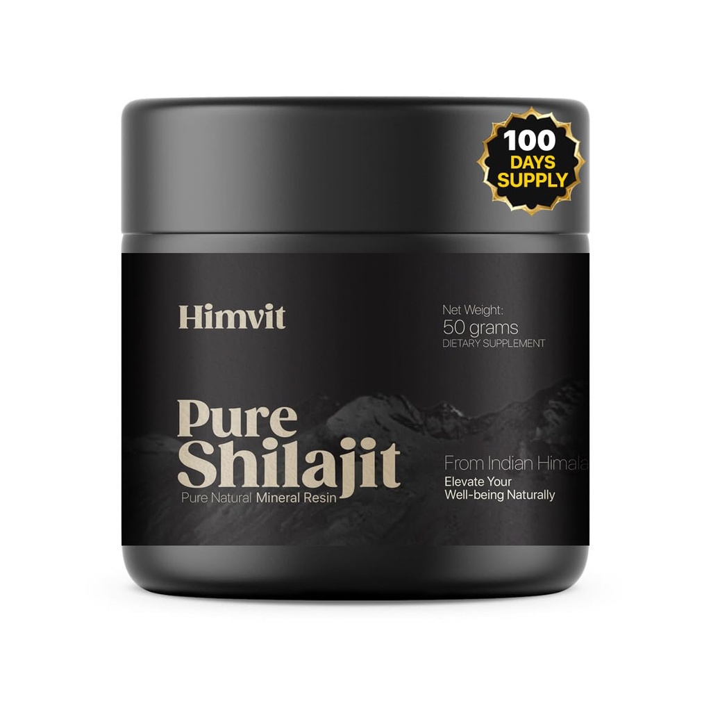 Résine chilajit biologique pure himalayenne avec rapport de laboratoire Super haute puissance pour les hommes et les femmes Acide fulvic et minéraux traces Supplément d'acide humique Résine supporte l'énergie, le métabolisme et l'immunité