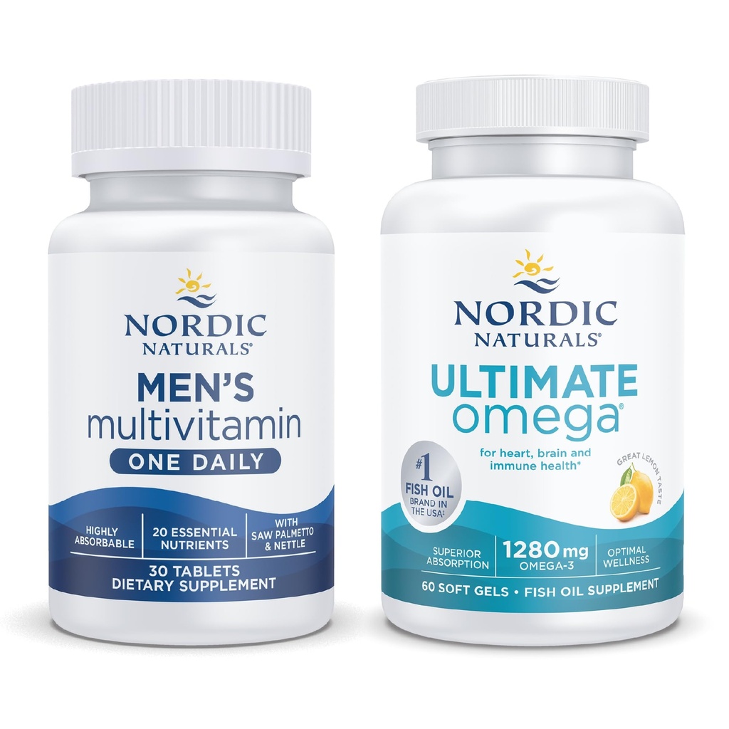 Nordic Naturals Starter Pack - Mannen Multivitamine Een Dagelijkse, Ultimate Omega