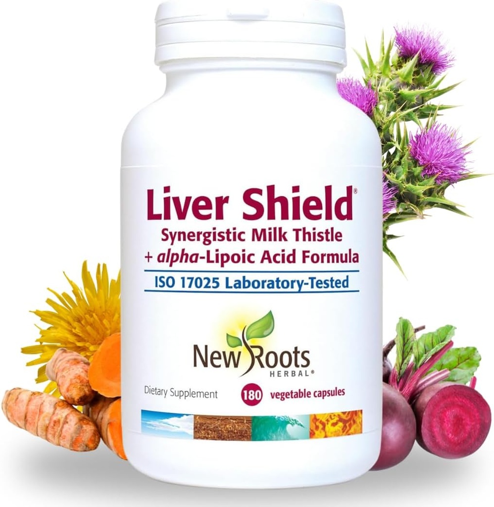 NIEUWE ROOTS HERBAL Lever Reiniging Detox Supplement met kruiden Blend met Artichoke, Melkdistel, Dandelion Wortels, Kurkuma Curcumin, Fatty Lever Ondersteuning (90 Capsules)