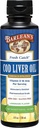 Barlean's kabeljauw lever olie vloeibare supplement, Omega 3 visolie met 900mg EPA en DHA Plus vitamine D, supplementen voor gezamenlijke, hersenen, en hart gezondheid ondersteuning, limonade smaak, 8 oz