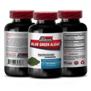 Supplément à base de plantes pures - Klamath Blue Green Algae 500mg - Augmenter les niveaux d'énergie, améliorer la digestion et améliorer le système immunitaire, spiruline, chlorella, Klamath Blue Green Algae Poudre - 1B 60 Capsules