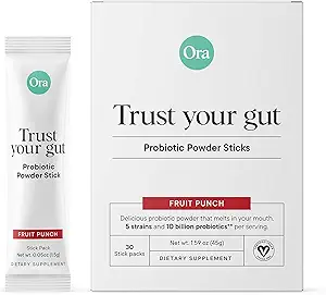 Ora Organic Probiotic Pixies with Prebiotics - Vegan Probiotics for Dispensive Health 