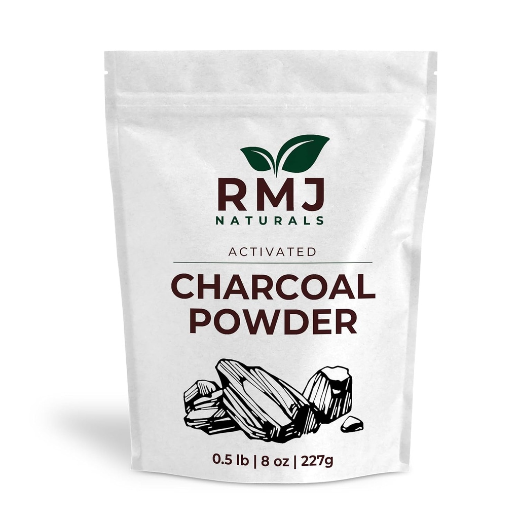 Houtskool Poeder 8 oz 227 Gram Food Grade Charcoal Powder for ToothPowder Face Pack