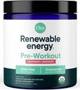 Ora Organic Natural Pre Workout Powder - Raspberry Limonade smaak- Biedt Jitter gratis energie, focus, hydratatie, & endurance - Veganistisch, gecertificeerd biologisch, soja, zuivel, & glutenvrij, 20 porties