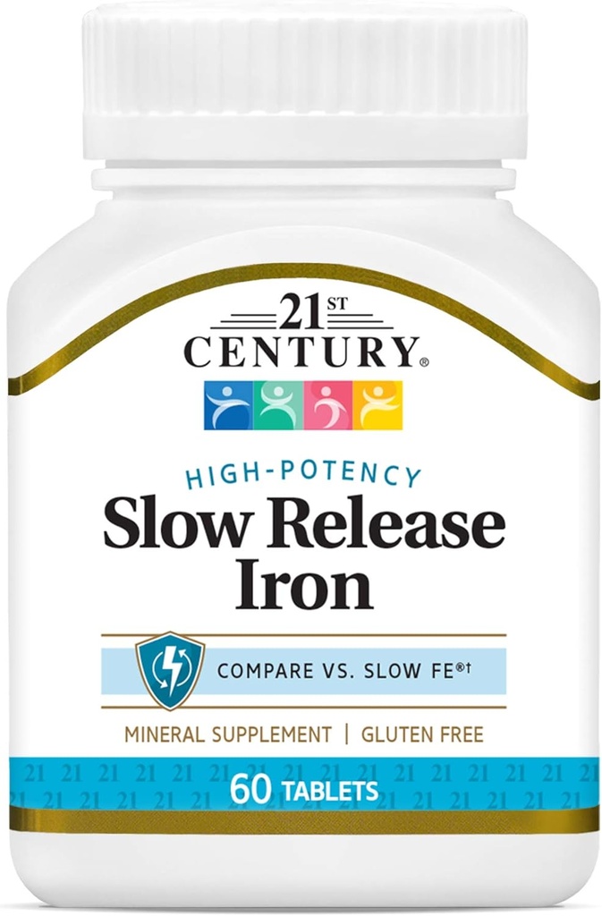 21st Century B 12 2500 mcg 110 Count & Slow Release Iron 60 Count