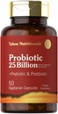 Tahoe Nutritionals Prébiotiques, probiotiques et postbiotiques $ 25 Million CFU $ 50 Pills en poudre $ Santé digestive des hommes et des femmes $ Supplément végétarien et non-OGM